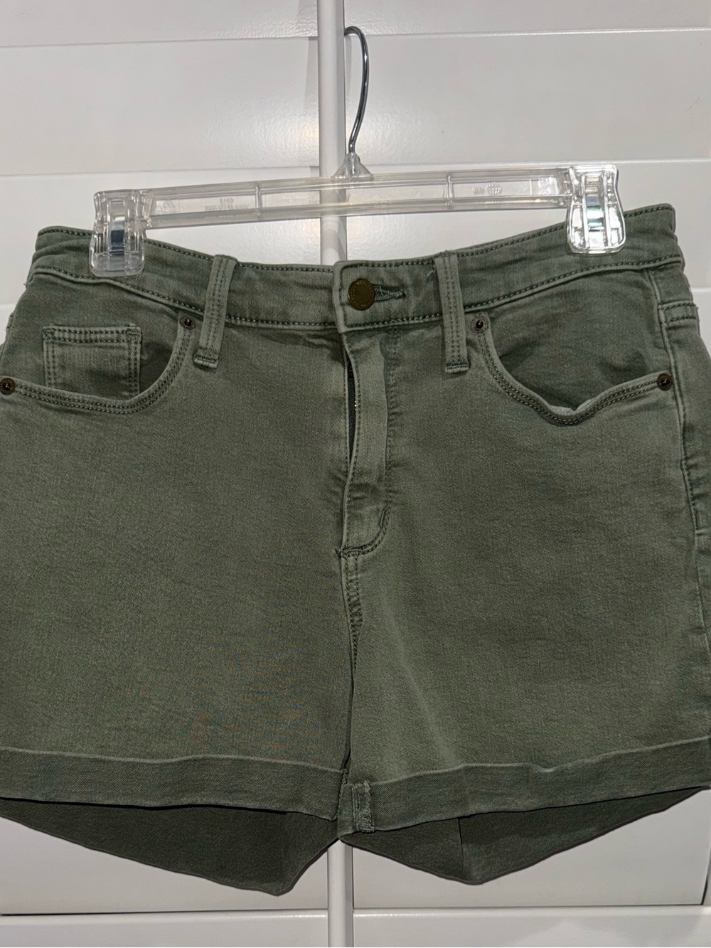 Women’s Olive Green Casual Shorts